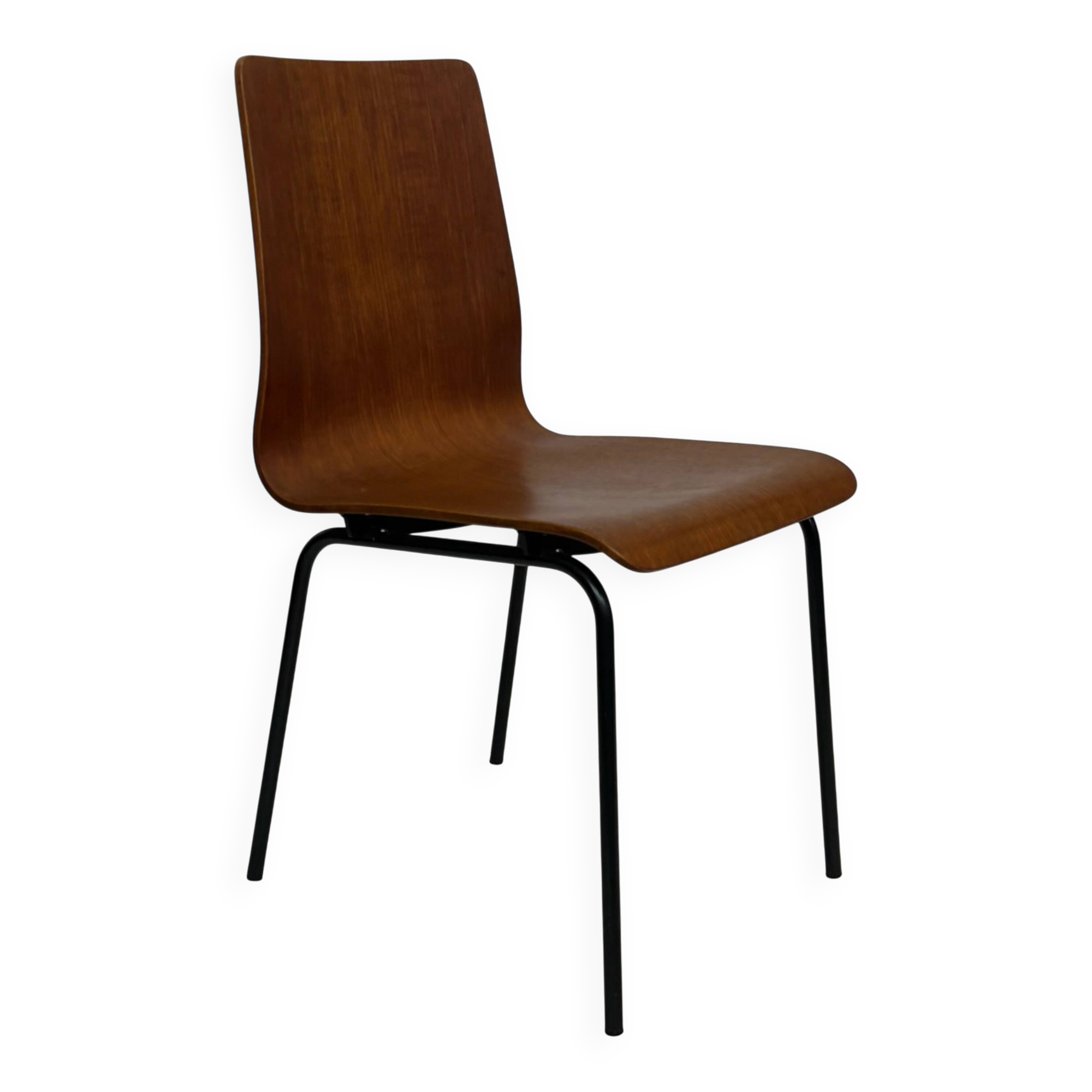 Vintage dining chair Friso Kramer for Auping 'Euroika' plywood design