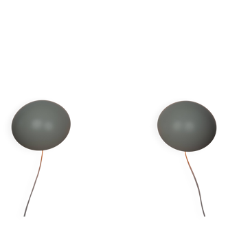 Pair of 2 Danish vintage wall lamps PH Hat by Poul Henningsen Louis Poulsen