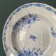 Lot de 9 assiettes creuses 1900 « Papillon » FF Pexonne