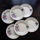 6 vintage dinner plates – Nimy Pottery