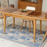 Extendable lacquered table czechoslovakia trud 1960