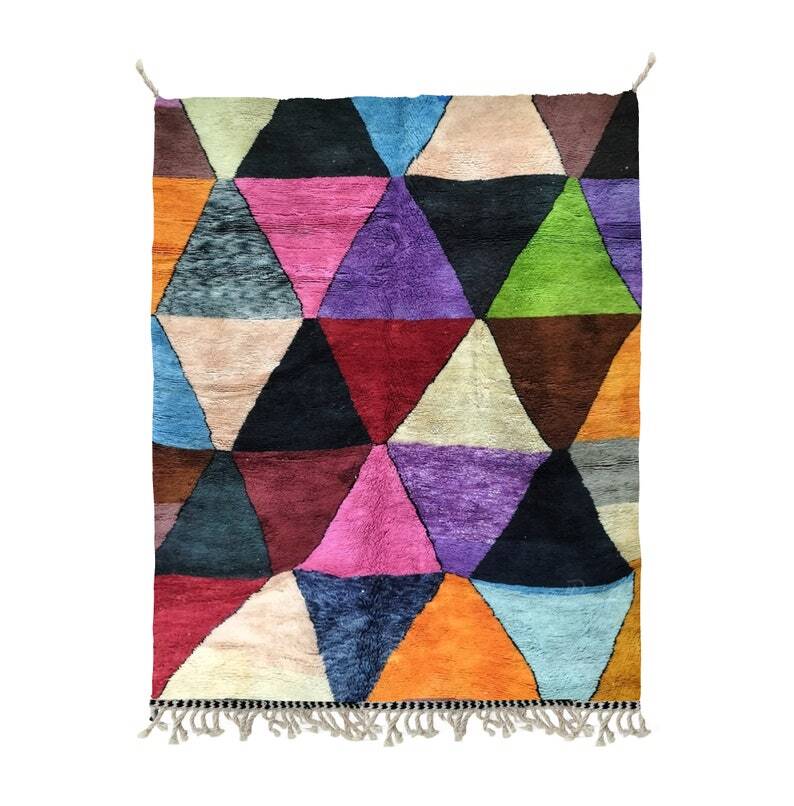 Handmade Berber wool rug 150/250cm