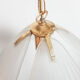 Vintage suspension 4 sheets frosted glass Art Deco