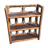 Rattan shelf