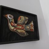 Plaque , ceramic roland zobel , the cyclades , anduze