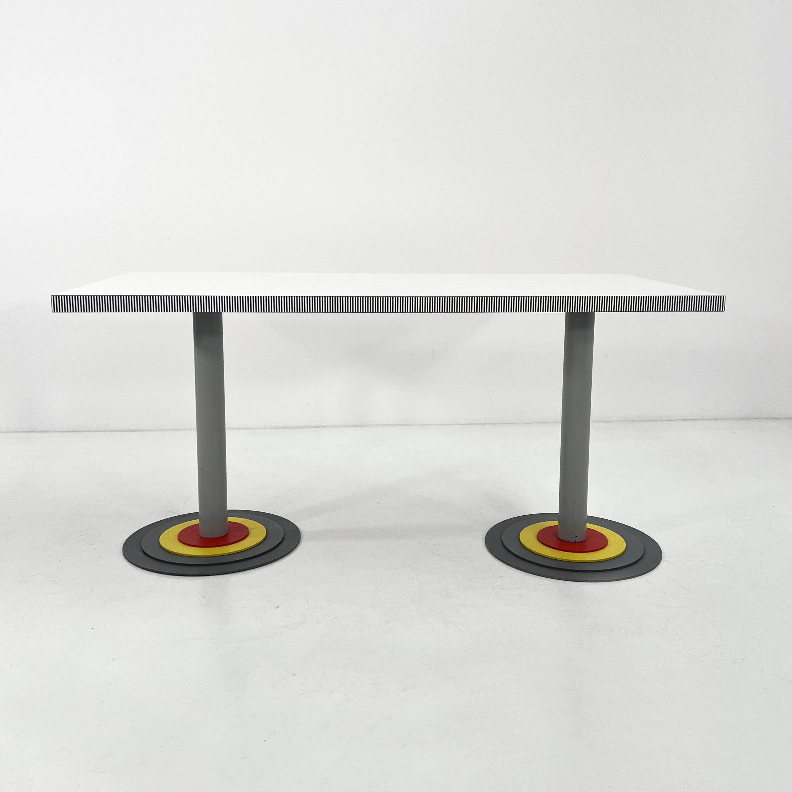Dining table "Kroma" by Antonia Astori for Driade, 1980