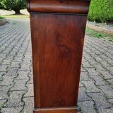 Solid walnut bedside table