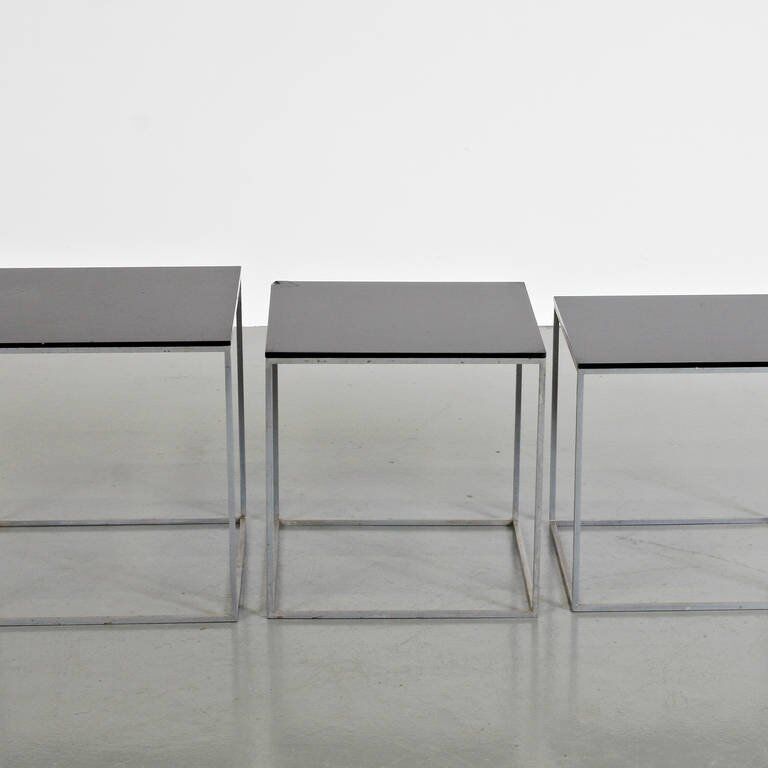 1960s Poul Kjaerholm PK71 Nesting Tables