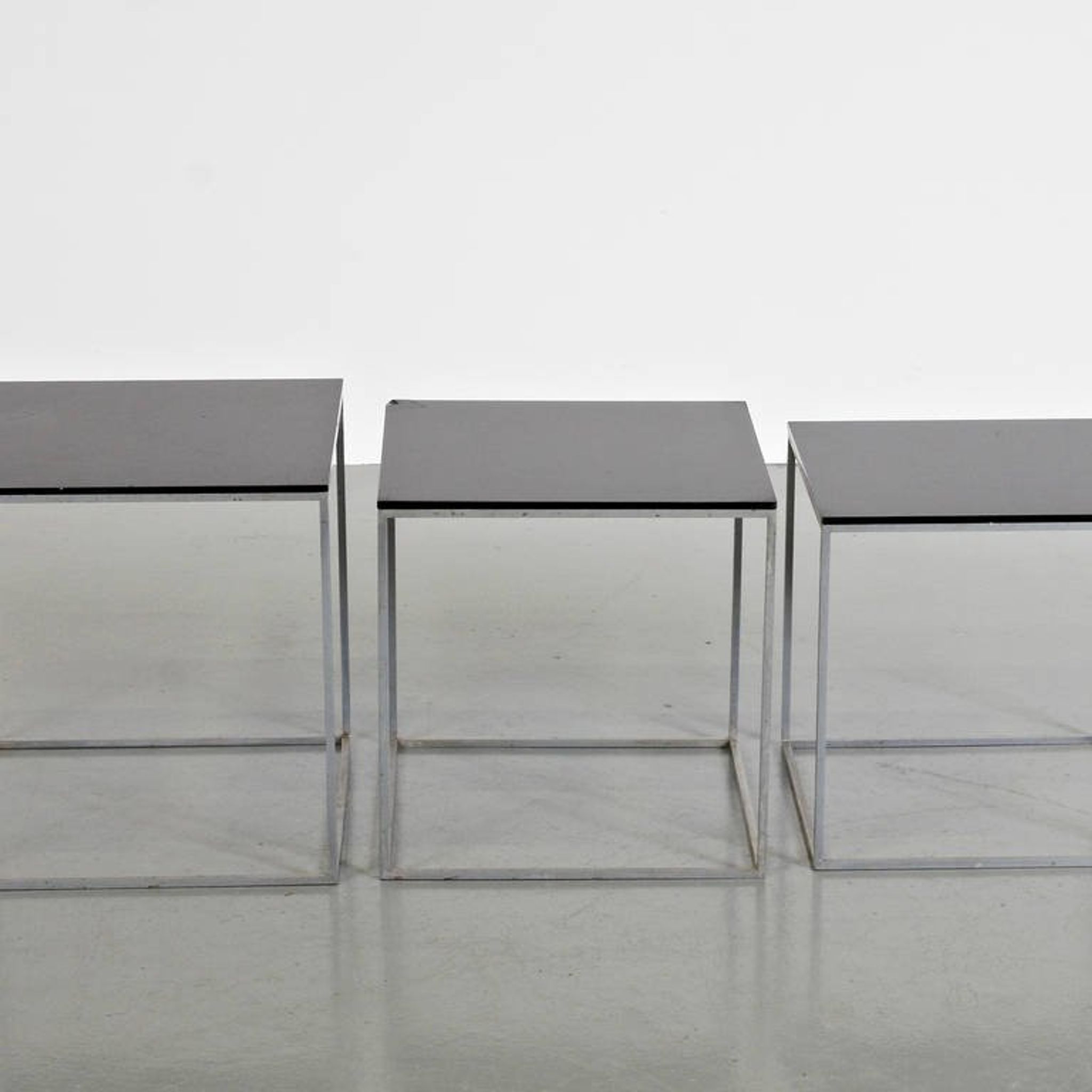 1960s Poul Kjaerholm PK71 Nesting Tables