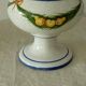 FAIENCE MEDICINE JAR CRACKED APOTHECARY"MINT" 20 TH