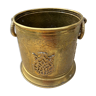 Old brass bucket