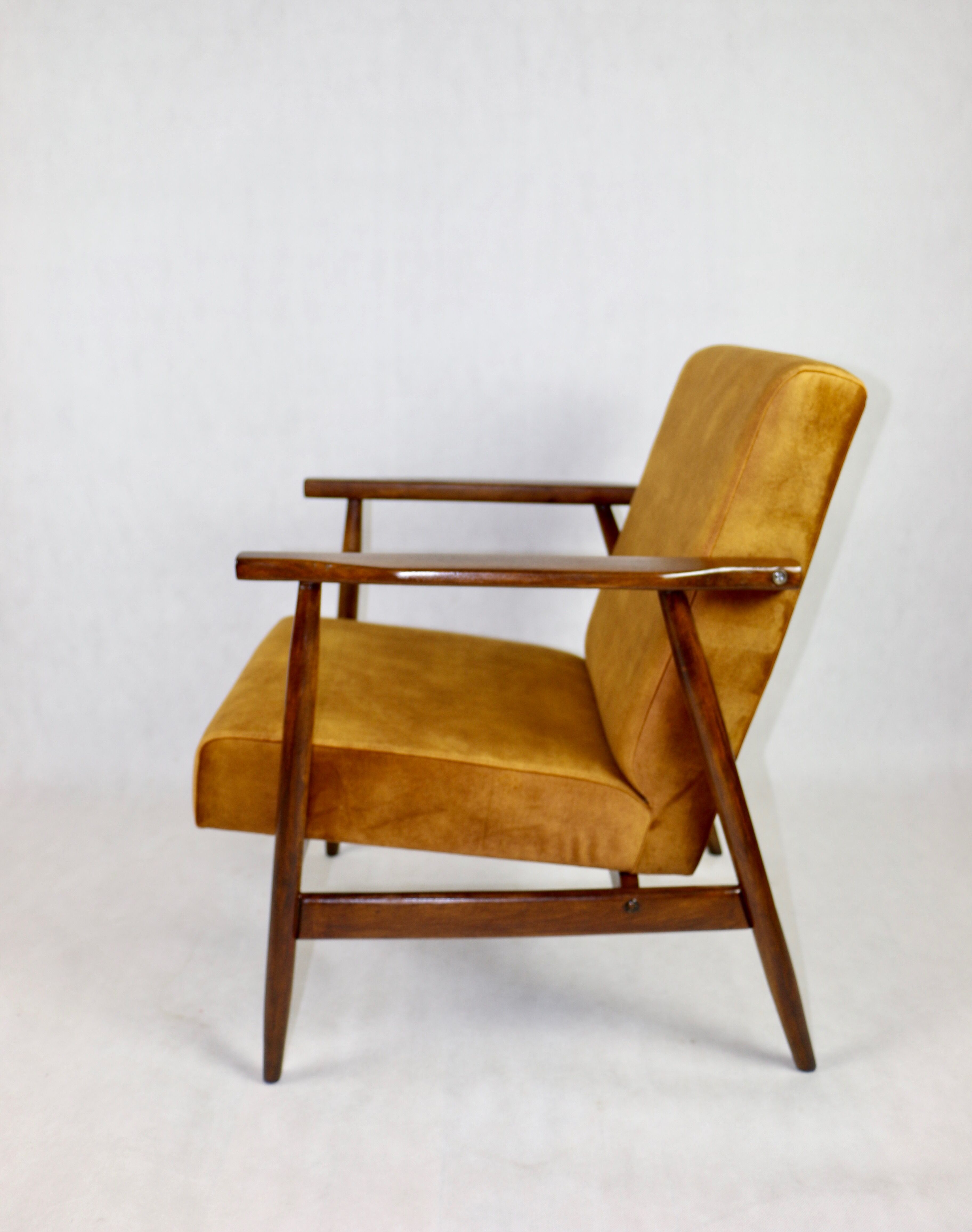Vintage easy chair in brown chameleon, 1970s