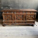 Italian chest carved wood