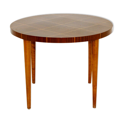 Table basse en acajou, Suède, 1950