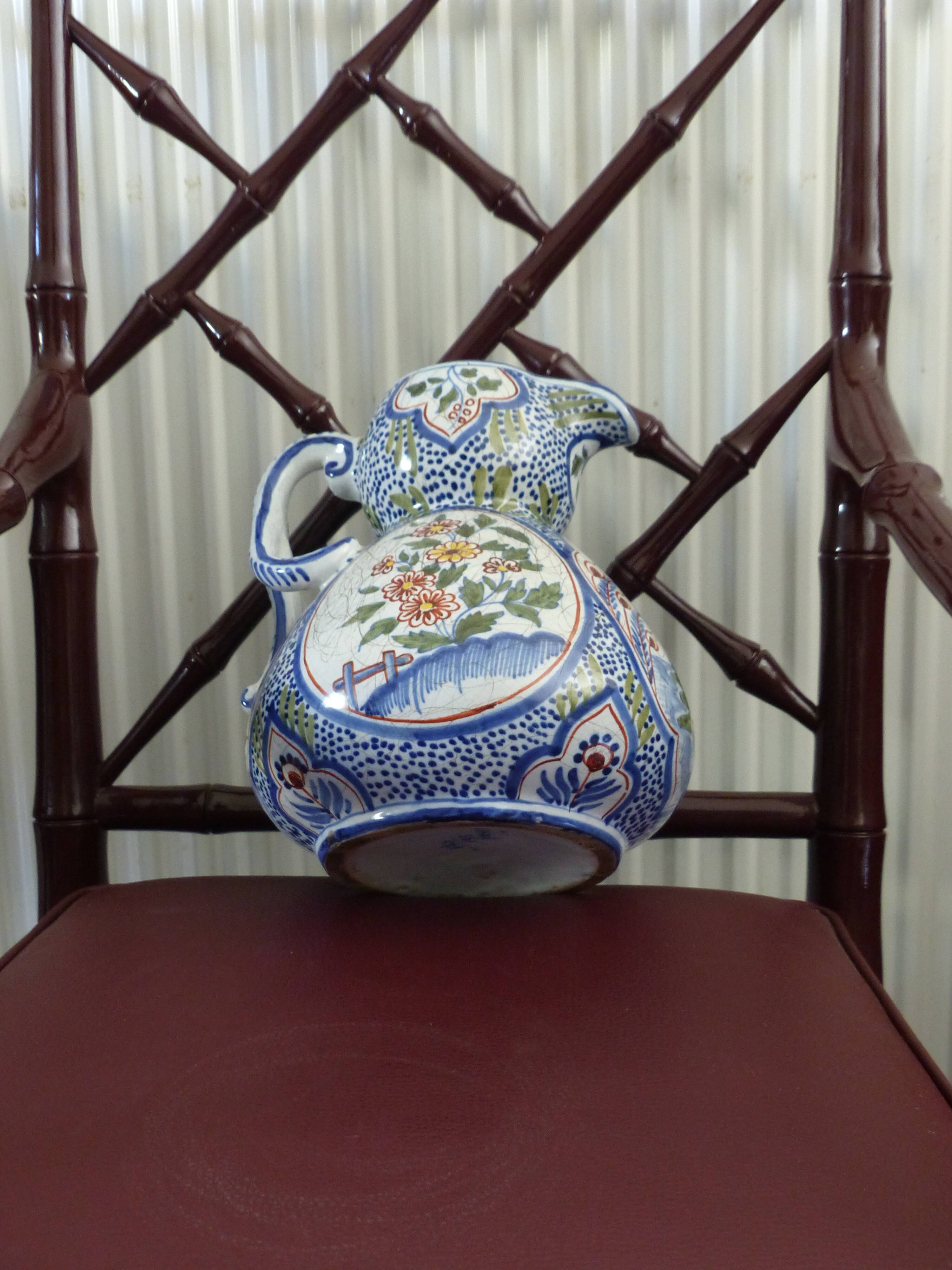 Old ceramic pitcher France.