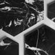 Plat hexagonal en marbre noir