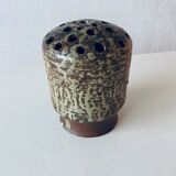 Large stoneware flower vase signed Bodin