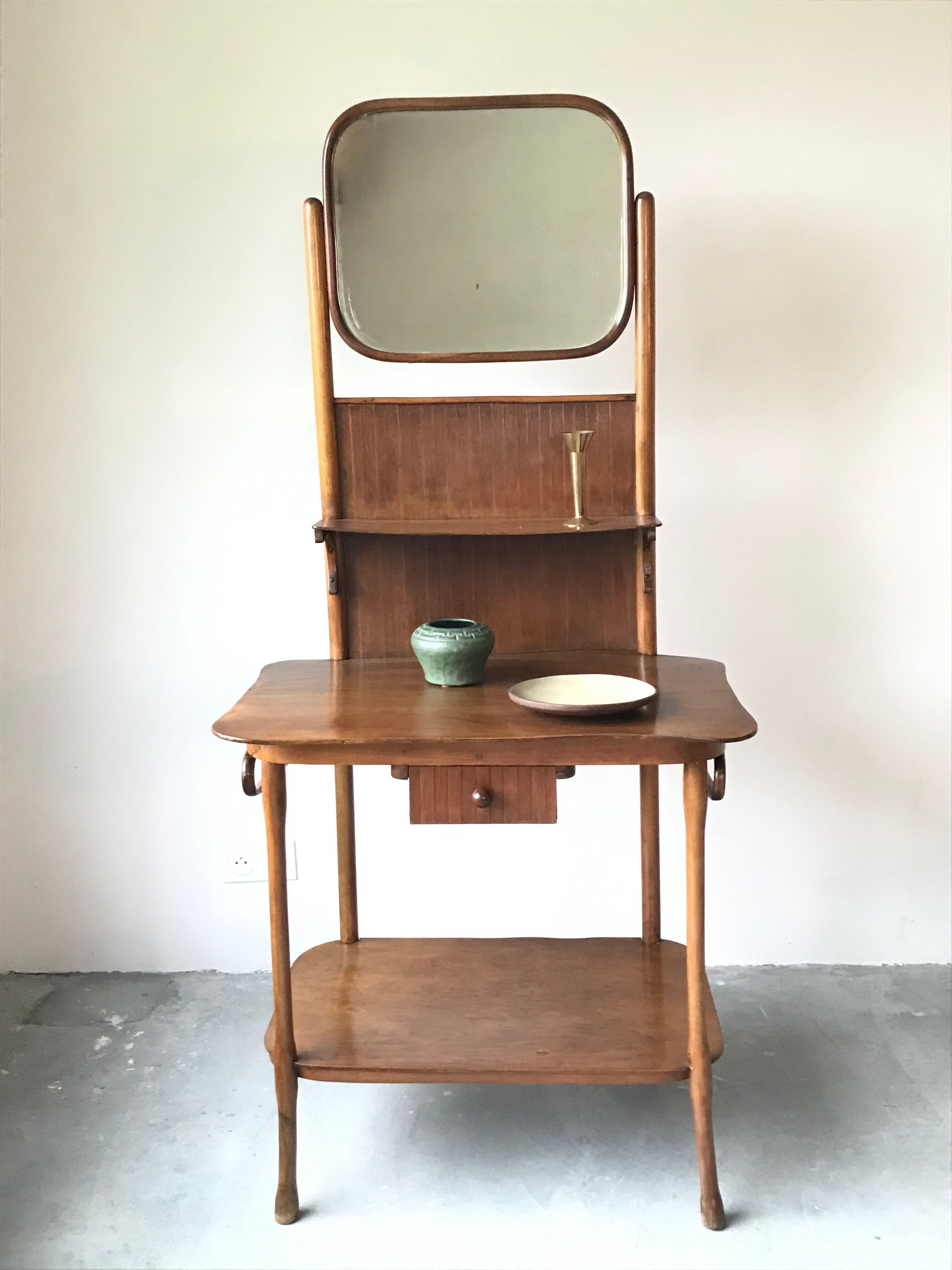 Bathroom cabinet by Jacob and Josef Kohn, Vienna, circa 1900.