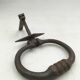 Old wrought iron door knocker