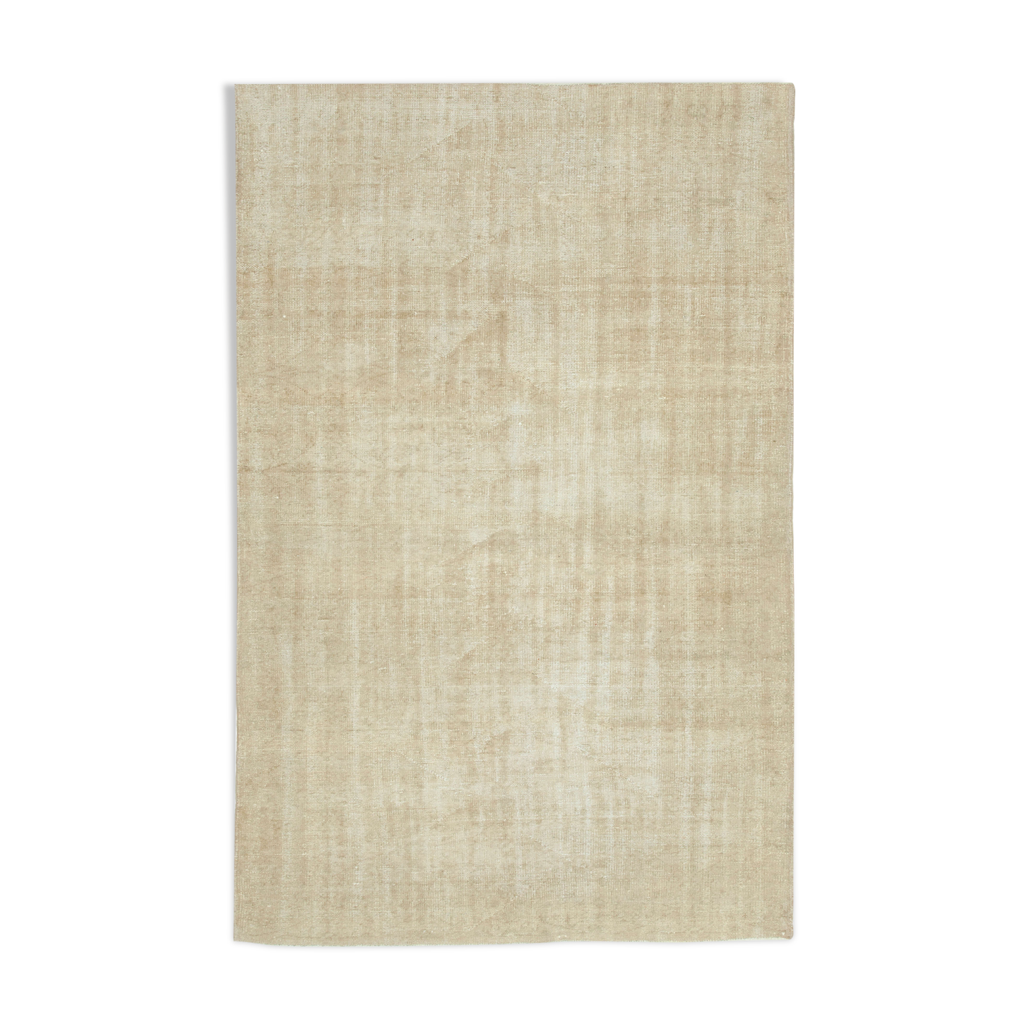 Hand-knotted turkish beige carpet 180 cm x 278 cm