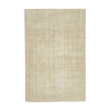 Hand-knotted turkish beige carpet 180 cm x 278 cm