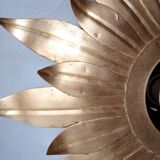 Vintage gold metal ceiling lamp