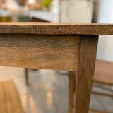 Table de ferme en chêne