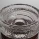 Harry N. Boström Crystal Glass And Wood Candle Holder, For BO Ström, 1960s