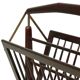 Porte-revues italien en bois Cesare Lacca
