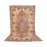 Turkish Vintage Oushak Rug sku c 183