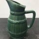 Former green ceramic pitcher shape tonneau