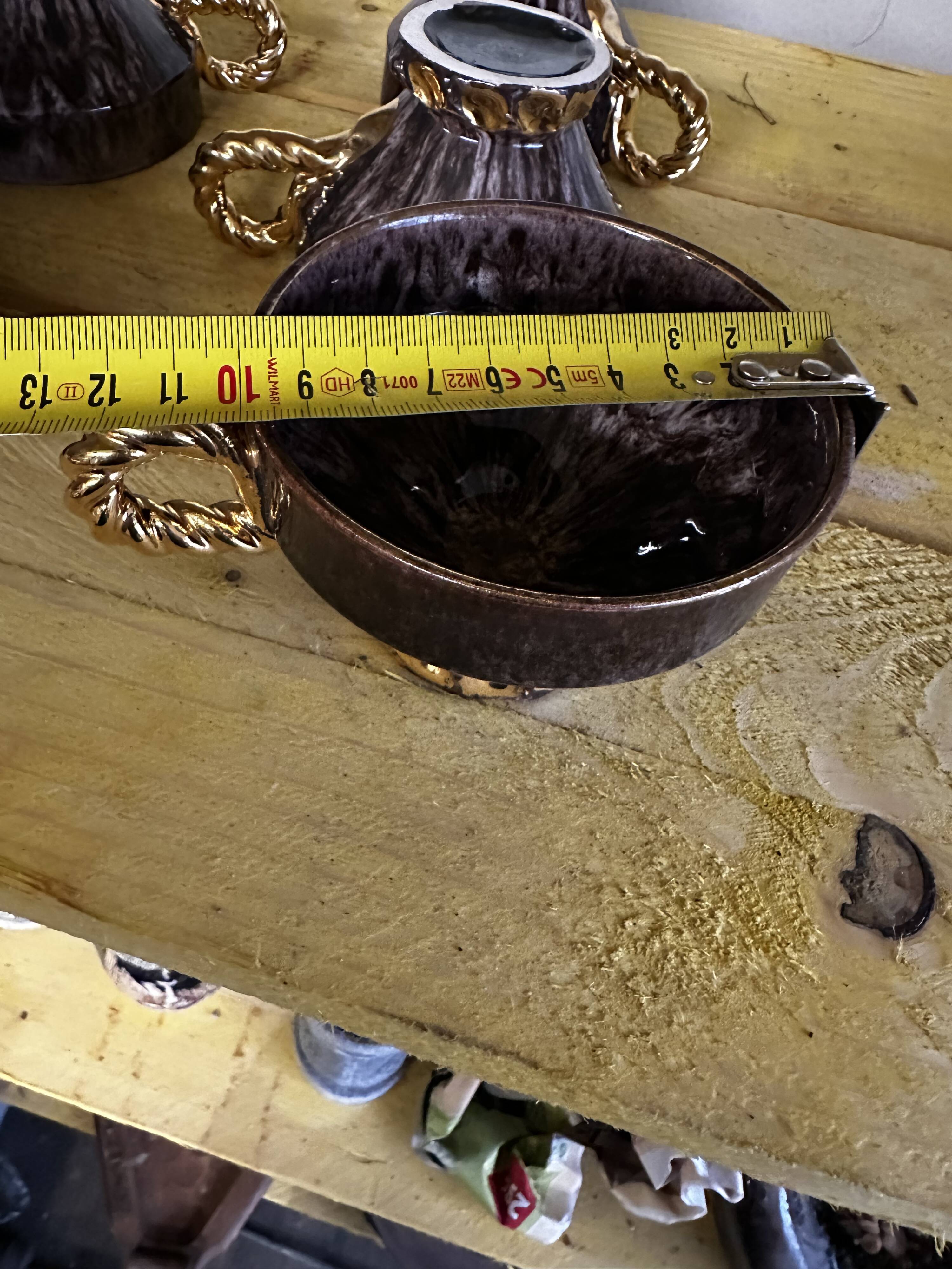 6 Maius-Giuge Vallauris ceramic teacups