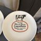 CHEESE SERVICE 12 PLATES AND PORCELAIN TRAY AUTEUIL CREATION JACQUES LOBJOY