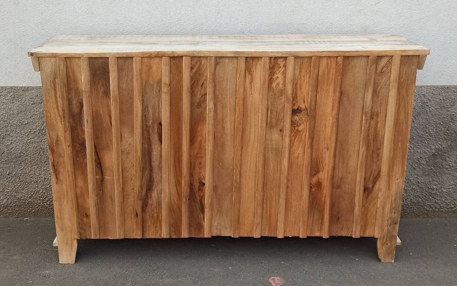 White wooden sideboard