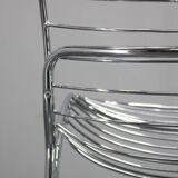 1970s Pair of Gastone Rinaldi Chromed Steel Chairs for Rima, Italy
