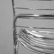 1970s Pair of Gastone Rinaldi Chromed Steel Chairs for Rima, Italy