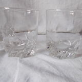 Set 8 old whiskey glasses