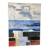 Abstract landscape signed in 2018