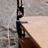 Black twist articulated lamp