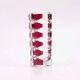 Vintage Windsor ruby vase in crystal - JG Durand for Luminarc