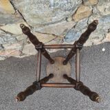 Antique bar wooden stool