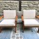 Paire de fauteuils danois 1970