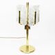 Lamp by Carl Fagerlund for Orrefors, Murano glass leaves, 1960s.