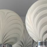 5-globe gloss in frosted or shortbread glass