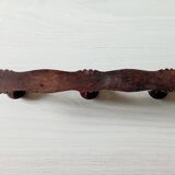 Wall-mounted coat rack with 3 hooks