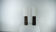 Set of two ceramic sculptural table lamps by Töreboda
