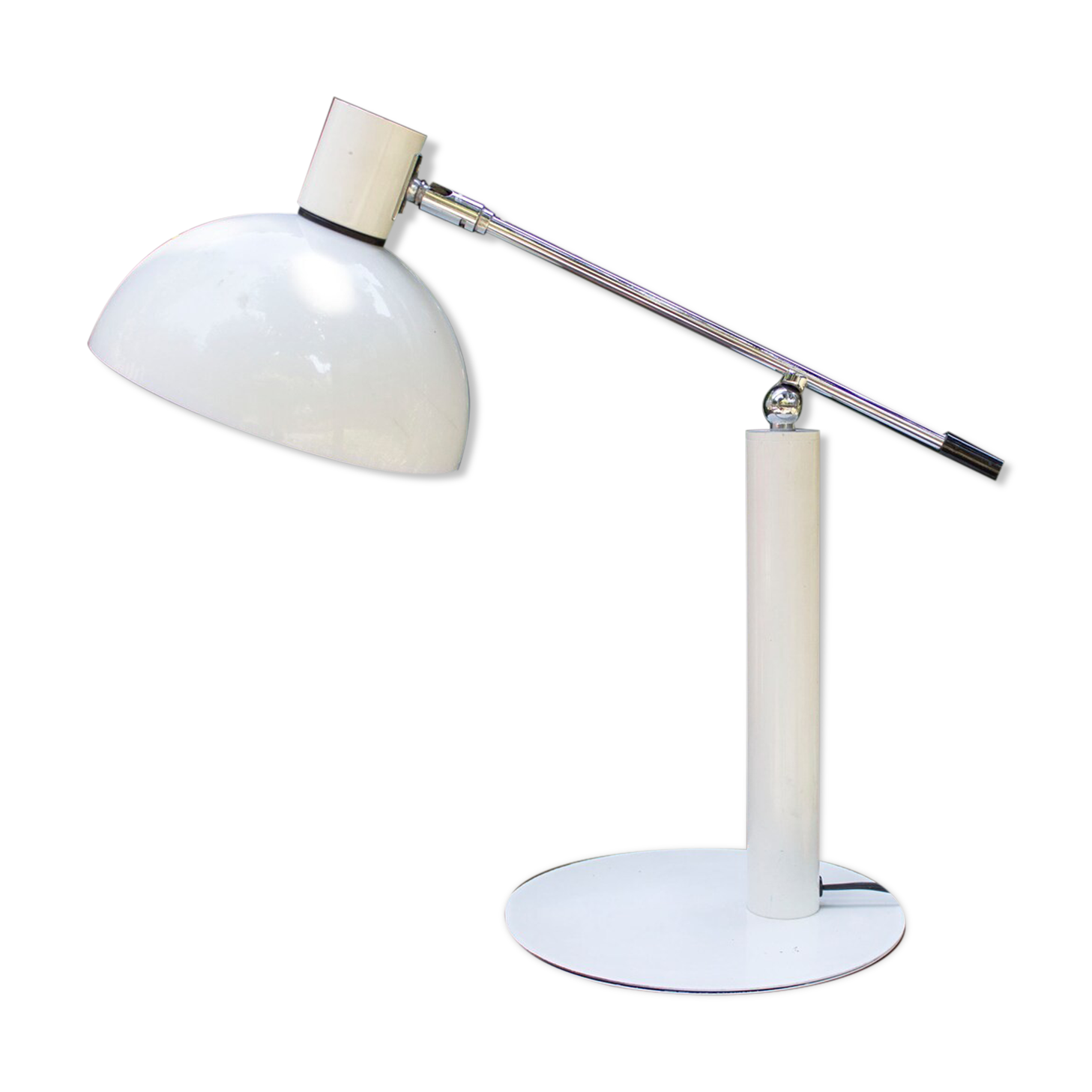 Vintage white desk lamp