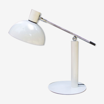 Lampe de bureau blanche vintage