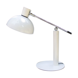 Lampe de bureau blanche vintage