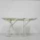 Industrial side table, hospital bed